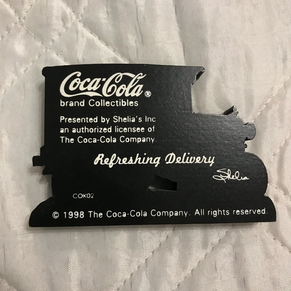 Shelias Inc Coca Cola 1998 wooden refreshing delivery truck
